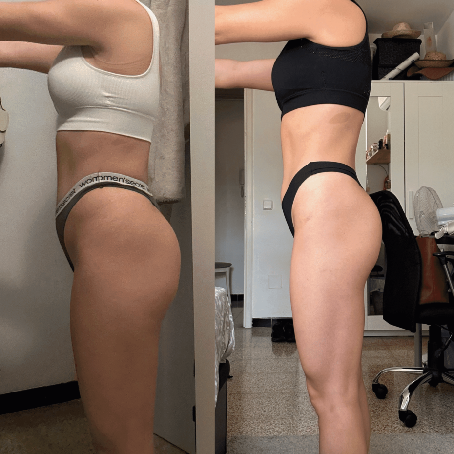 cambio físico de la paciente 6